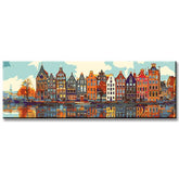 Painting by Numbers Panorama Holland City on The River